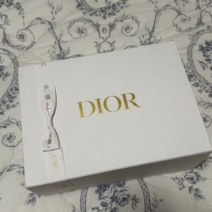Dior Luxurious White and Gold Gift Box